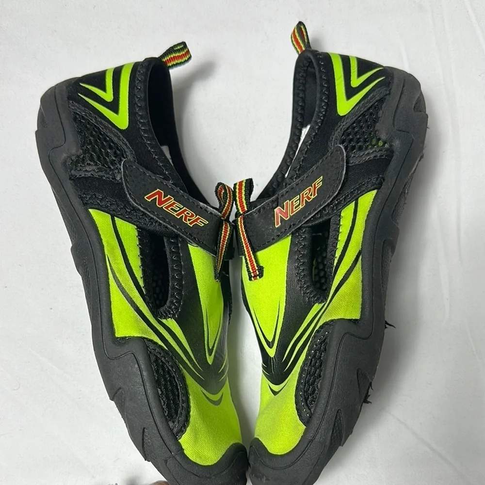 Nerf Green and Black Kids Water Adventure Shoes